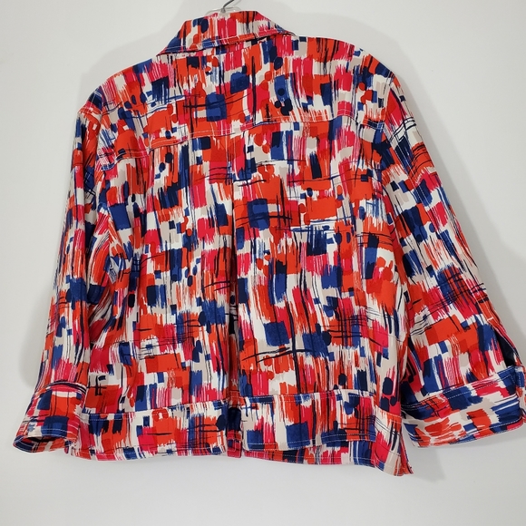 Ruby Rd Multicolored Jacket, Size 14 - Picture 6 of 9